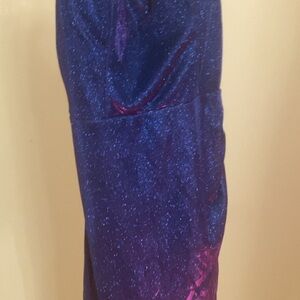 Sparkling Blue and Purple Dress